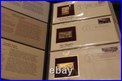 Golden Replicas of United States Stamps Surfaces 22K Gold 75 Stamps First Issue