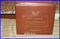 Golden Replicas of United States Stamps Surfaces 22K Gold Collection 41 Stamps