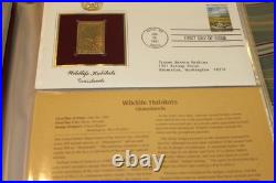 Golden Replicas of United States Stamps Surfaces 22K Gold Collection 41 Stamps