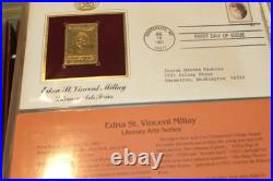 Golden Replicas of United States Stamps Surfaces 22K Gold Collection 41 Stamps
