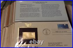 Golden Replicas of United States Stamps Surfaces 22K Gold Collection 41 Stamps