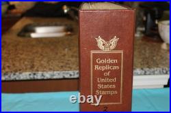 Golden Replicas of United States Stamps Surfaces 22K Gold Collection 81 Stamps