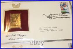 Golden Replicas of United States Stamps Surfaces 22K Gold Collection 81 Stamps