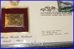 Golden Replicas of United States Stamps Surfaces 22K Gold Collection 81 Stamps Golden Replicas of United States Stamps Surfaces 22K Gold Collection 81 Stamps