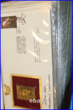 Golden Replicas of United States Stamps Surfaces 22K Gold Collection 81 Stamps