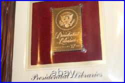 Golden Replicas of United States Stamps Surfaces 22K Gold Collection 81 Stamps