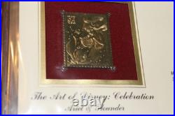 Golden Replicas of United States Stamps Surfaces 22K Gold Collection 81 Stamps