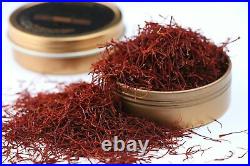 Golden Saffron, Finest Pure Premium All Red Saffron Threads, Grade A+