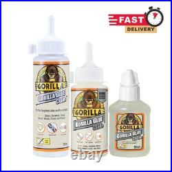 Gorilla Glue Crystal Clear Waterproof Tough All Purpose Adhesive, 50, 110, 170ml