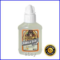 Gorilla Glue Crystal Clear Waterproof Tough All Purpose Adhesive, 50, 110, 170ml