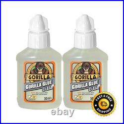 Gorilla Glue Crystal Clear Waterproof Tough All Purpose Adhesive, 50, 110, 170ml
