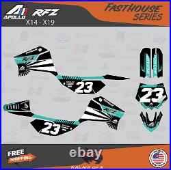 Graphics Decal Kit For Apollo RFZ X4 X5 X6, X14 to X19 all years FH Orig
