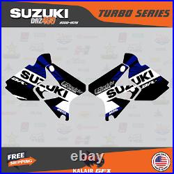 Graphics Decal Kit For Suzuki DRZ400SM (All Years) DRZ 400 SM S E Turbo Blue