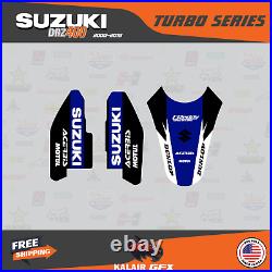 Graphics Decal Kit For Suzuki DRZ400SM (All Years) DRZ 400 SM S E Turbo Blue