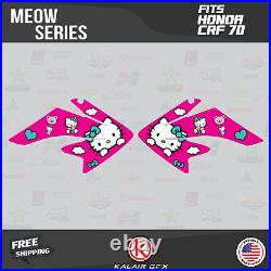 Graphics Kit for Honda CRF70 All Years CRF 70 CRF-70 Meow Series Magenta