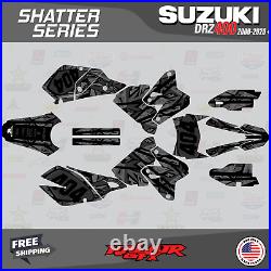 Graphics kit for Suzuki DRZ400 SM S E (All years) Shatter Series Smoke