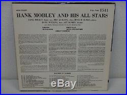 HANK MOBLEY AND HIS ALL STARS 1957 Blue Note BLP 1544 Mono DG RVG Ear 47 W 63rd