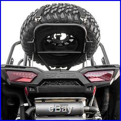 HMF Racing IQ Spare Tire Mount Rack Black Polaris RZR XP 1000 Turbo 4 All Years