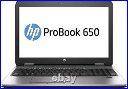 HP ProBook 650 G3 Laptop 15.6 Intel Core i5, Fast SSD, Serial Port, Windows 11
