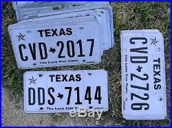 HUGE USED/EXPIRED Texas License PLATE LOT (100) Total - ALL TEXAS PLATES
