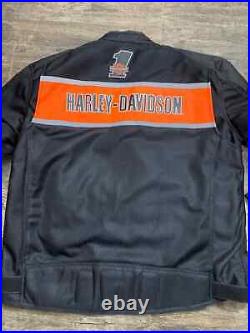 Harley Davidson Men's Trenton Mesh Riding Jacket Motorcycle Mesh Fabric Jacket