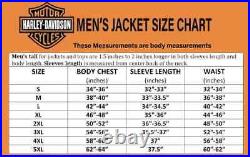 Harley Davidson Men's Trenton Mesh Riding Jacket Motorcycle Mesh Fabric Jacket