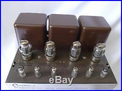 Harman Kardon Citation II 2 tube amp Amplifier RARE ALL ORIGINAL