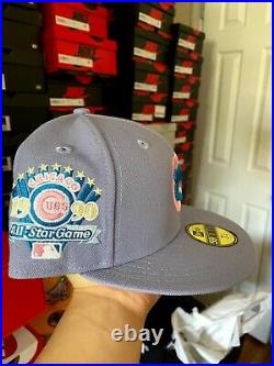 Hatclub Exclusive Sugar Shack Chicago Cubs Lavender 7 1/4 1990 All Star Game