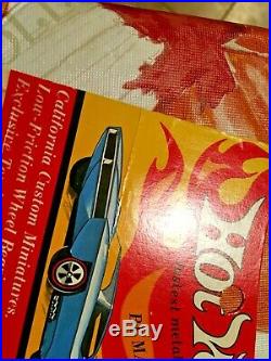Hot Wheels Redline PURPLE BYE FOCAL All Original Blister pack Rare Color Sweet