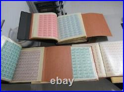 Huge Lot 1250 US Stamps MNH, All Original Mint Sheets, 1940's 1950's 1960's