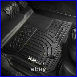 Husky Liners WB Black Floor Mats For Ford F-150 Super Crew Cab 2009-2014 98331