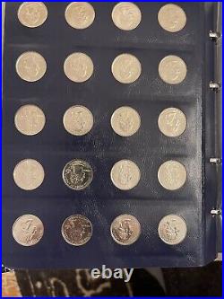 ID 1539. 1999-S to 2008-S 50 State & Terr Qtrs in Album