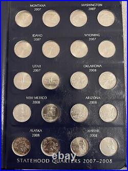 ID 1539. 1999-S to 2008-S 50 State & Terr Qtrs in Album