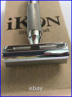 IKON S3S 316l all stainless machined safety razor, boxed. A rare and heavy Beast