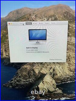 IMac 27 (Late 2012) i5 2.9Ghz 16GB RAM 1TB HDD MacOS Catalina