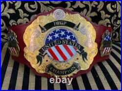 IWGP UNITED STATES WRESTLING Championship Title Belt Replica Adult Size 2mm