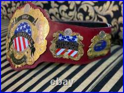IWGP UNITED STATES WRESTLING Championship Title Belt Replica Adult Size 2mm