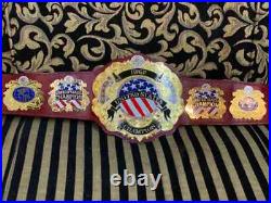 IWGP UNITED STATES WRESTLING Championship Title Belt Replica Adult Size 2mm