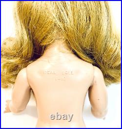 Ideal Toni P-90 Blonde Hair 14 Doll In Gorgeous Handmade Dress Shoes & Hair Bow