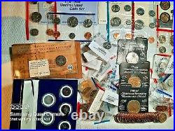 Incredible U. S. Unc. 140-coin All Denomination / Unc. 30 U. S. Medals Collection