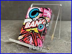 Japanese Zippo Bank Graffiti All Sided Print Kiss me! Designed Lighter