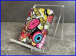 Japanese Zippo Bank Graffiti All Sided Print Kiss me! Designed Lighter