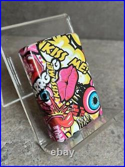 Japanese Zippo Bank Graffiti All Sided Print Kiss me! Designed Lighter