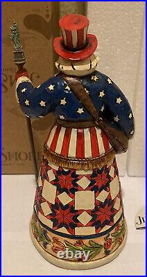 Jim Shore Heartwood American Santa Perfectly Festive in all 50 States 4027704