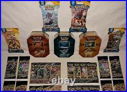 Jolteon, Flareon & Vaporeon Tins 37 Booster Pack Lot ALL NEW Factory Sealed