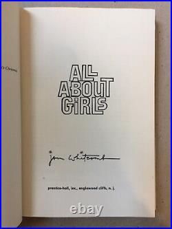 Jon Whitcomb All About Girls SIGNED FIRST EDITION 1962 Hardcover RARE
