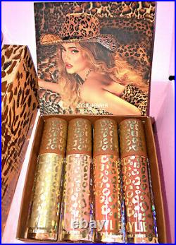 KYLIE Cosmetics LEOPARD COLLECTION BUNDLE Full Set LIMITED EDITION Gloss LIP KIT