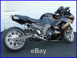 Kawasaki Zx14r Ninja Chrome Look Frame And Subframe Covers Fits All Years 06-18