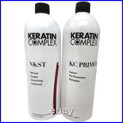 Keratin Complex Natural Smoothing Treatment and Primer Clarifying Shampoo 33.8oz