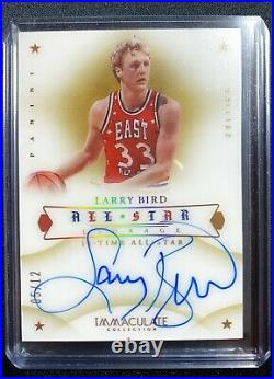 LARRY BIRD 2019-20 Immaculate 12-time All-Star Lineage /12 BGS 10 Auto Worthy